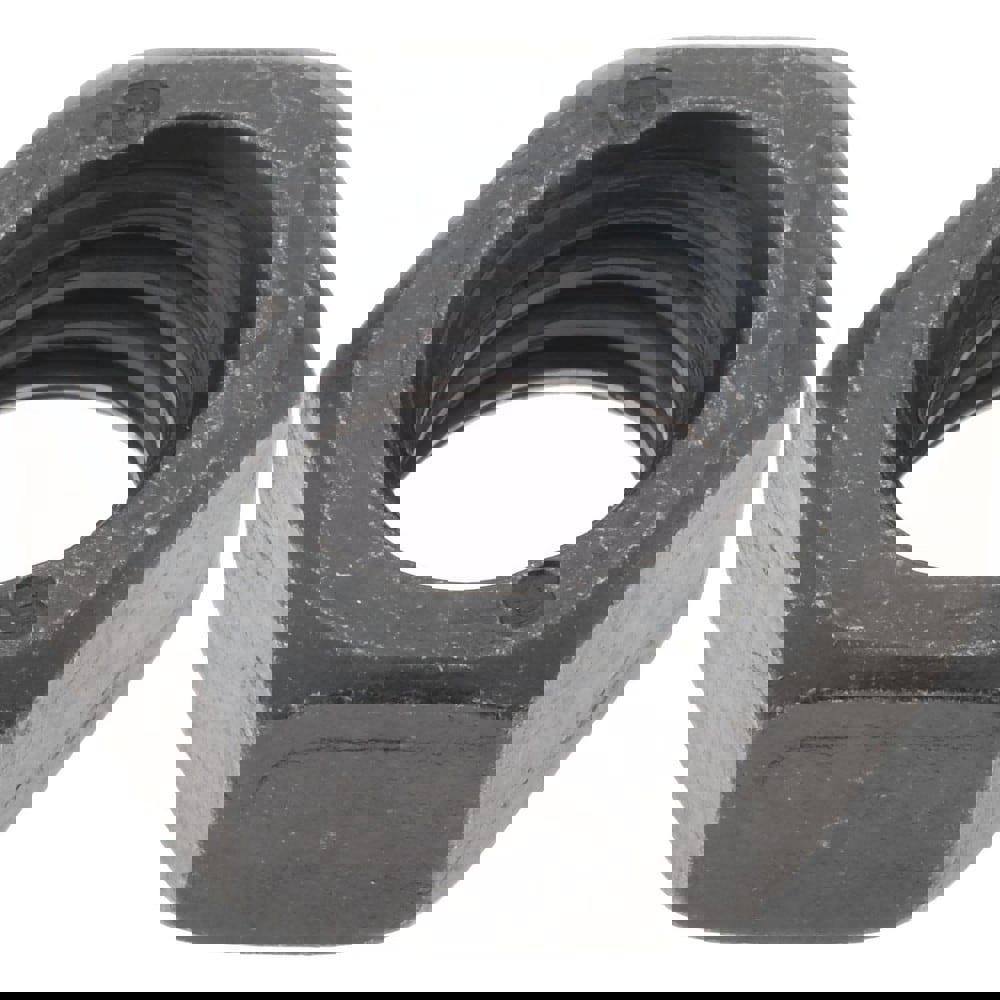 Hex Nut: 1/2-13, Grade 2 Steel, Black Oxide Finish